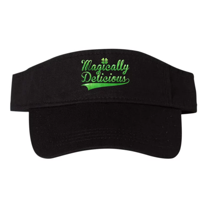 Magically Delicious Funny Irish St Patrick's Day Wo Valucap Bio-Washed Visor