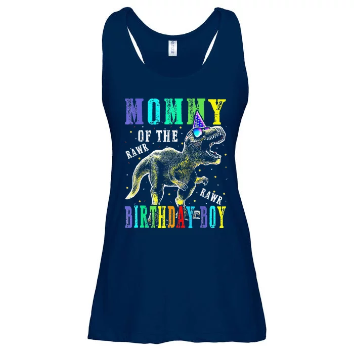 Mommy Dinosaur Funny Cute Birthday Family Apparel Ladies Essential Flowy Tank