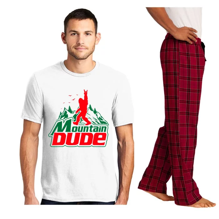 Mountain Dude Funny Bigfoot Sasquatch Hiking Gifts Pajama Set