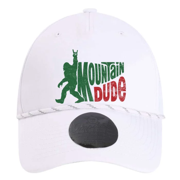 Mountain Dude Funny Bigfoot Sasquatch Performance The Dyno Cap