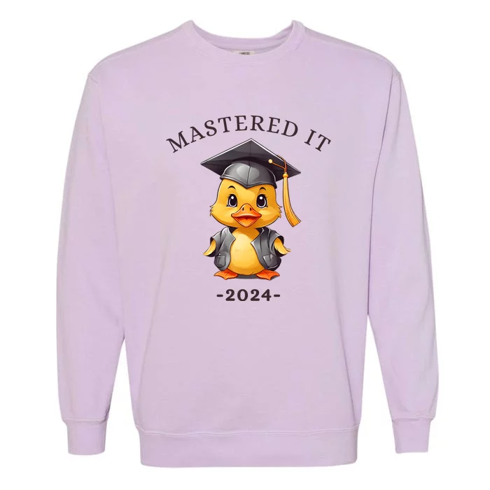 Masters Degree Graduation 2024 Mastered It Garment-Dyed Sweatshirt