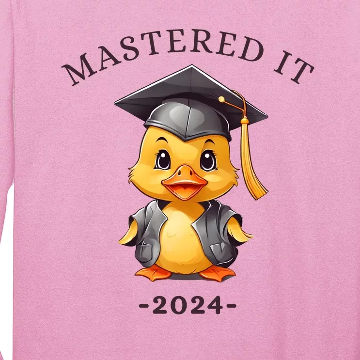 Masters Degree Graduation 2024 Mastered It Long Sleeve Shirt