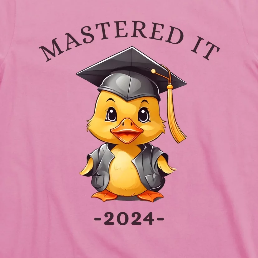 Masters Degree Graduation 2024 Mastered It T-Shirt