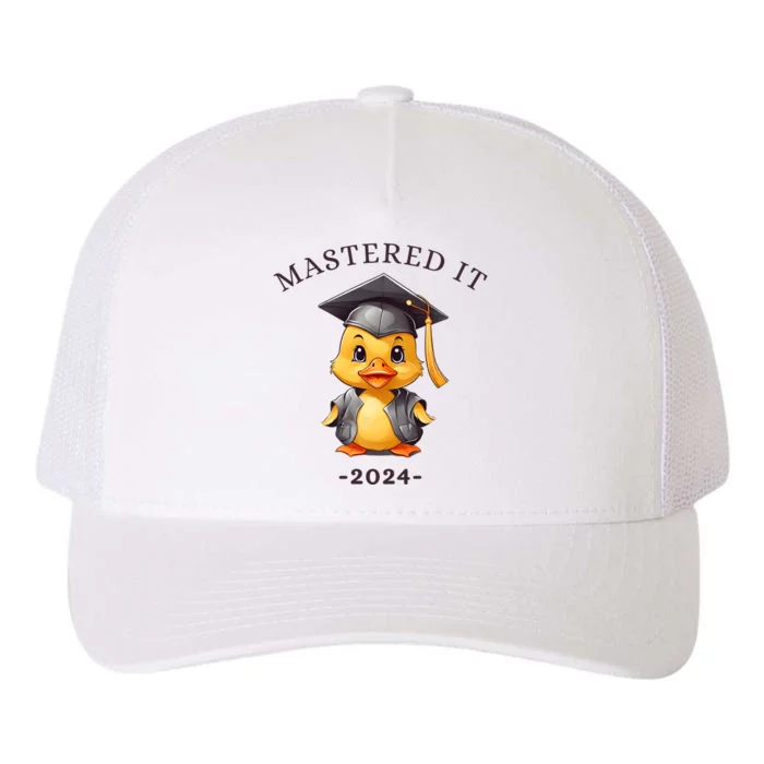 Masters Degree Graduation 2024 Mastered It Yupoong Adult 5-Panel Trucker Hat