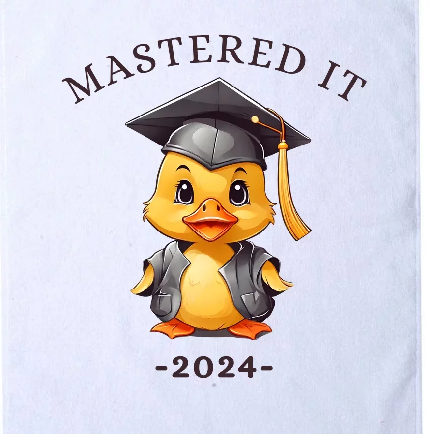 Masters Degree Graduation 2024 Mastered It Platinum Collection Golf Towel