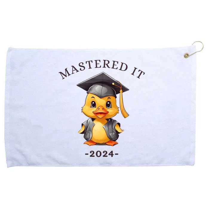 Masters Degree Graduation 2024 Mastered It Grommeted Golf Towel