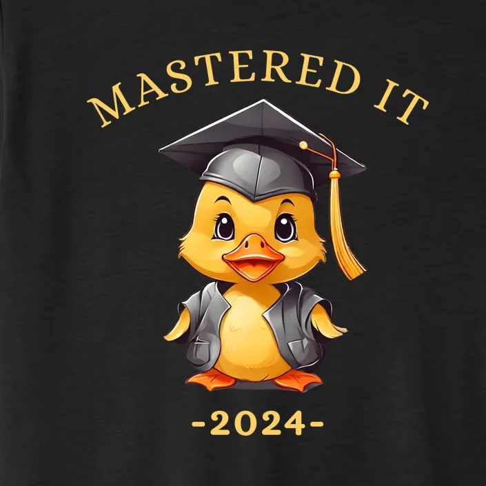 Masters Degree Graduation 2024 Mastered It ChromaSoft Performance T-Shirt