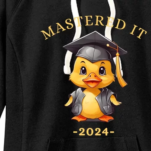 Masters Degree Graduation 2024 Mastered It Women's Fleece Hoodie