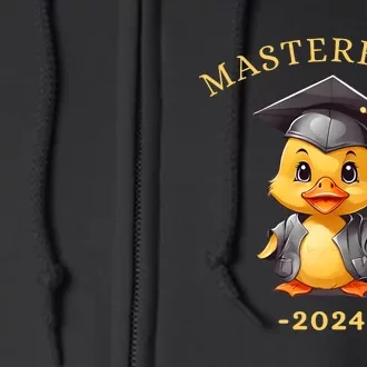 Masters Degree Graduation 2024 Mastered It Full Zip Hoodie