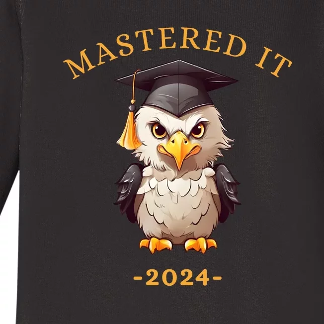 Masters Degree Graduation 2024 Mastered It Baby Long Sleeve Bodysuit