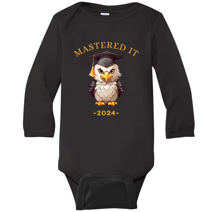 Masters Degree Graduation 2024 Mastered It Baby Long Sleeve Bodysuit