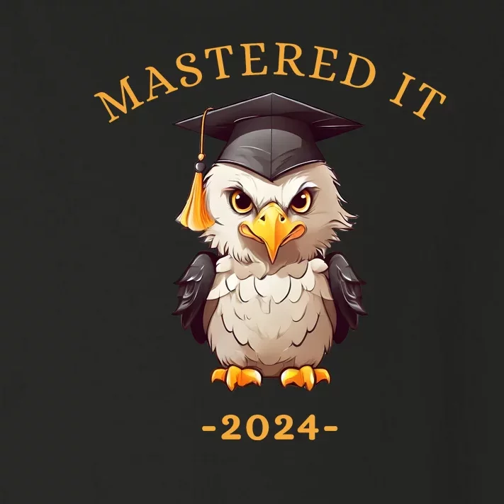 Masters Degree Graduation 2024 Mastered It Toddler Long Sleeve Shirt