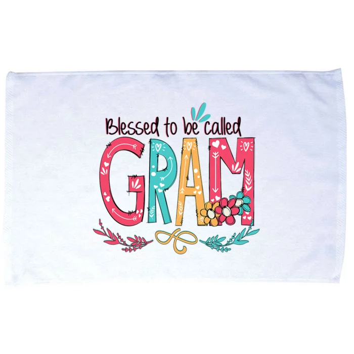 Mothers Day Gift Blessed To Be Called Gram Microfiber Hand Towel