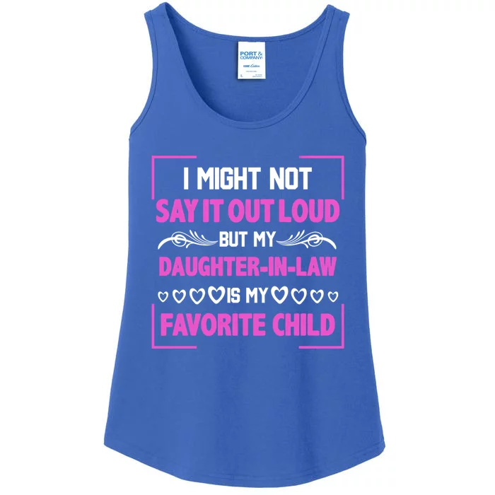 My Daughtermeaningful Giftinmeaningful Giftlaw Is My Favorite Family Mother's Da Ladies Essential Tank