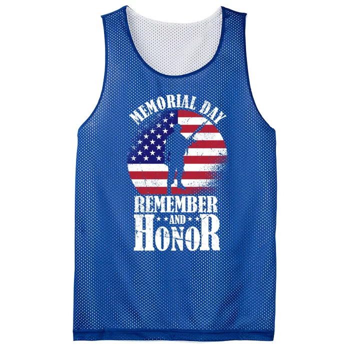 Memorial Day Gift Honor And Remember The Fallen Meaningful Gift Mesh Reversible Basketball Jersey Tank