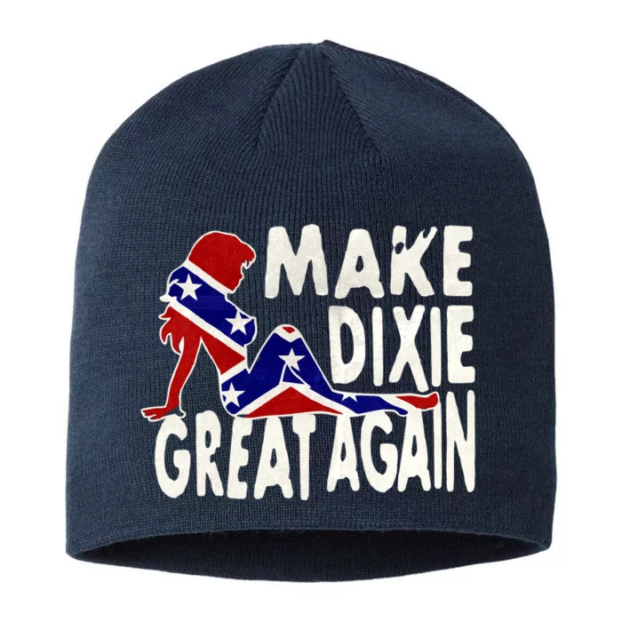 Make Dixie Great Again Civil War Flag 8 1/2in Sustainable Knit Beanie