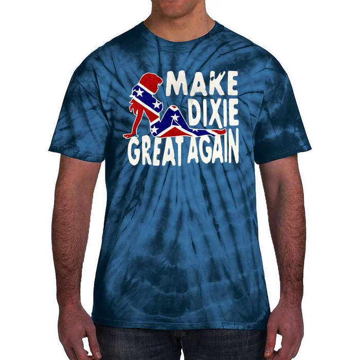 Make Dixie Great Again Civil War Flag Tie-Dye T-Shirt