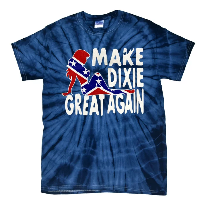 Make Dixie Great Again Civil War Flag Tie-Dye T-Shirt