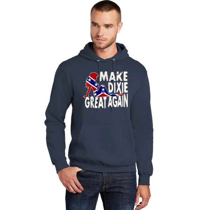 Make Dixie Great Again Civil War Flag Tall Hoodie