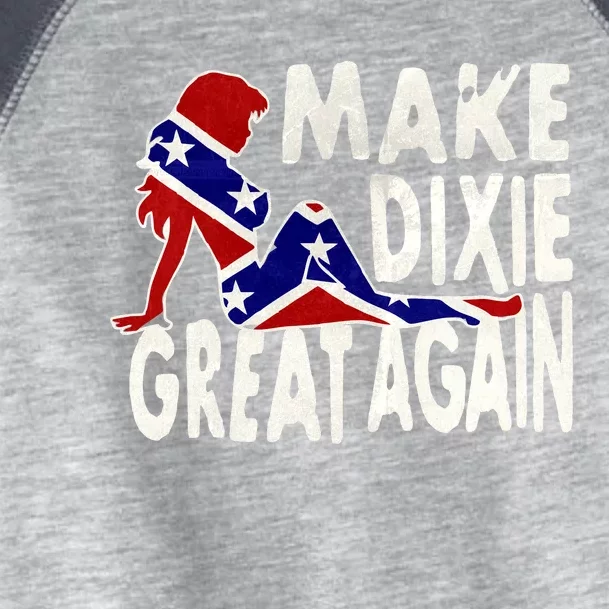 Make Dixie Great Again Civil War Flag Toddler Fine Jersey T-Shirt