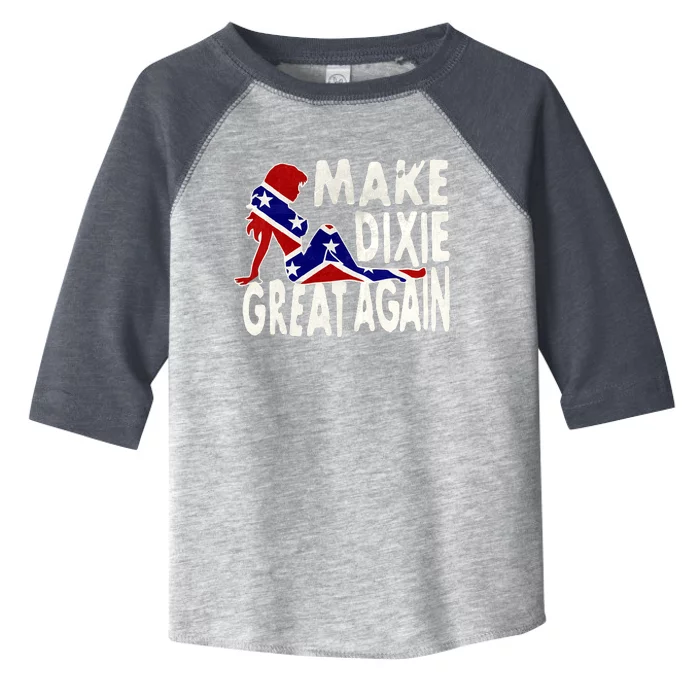 Make Dixie Great Again Civil War Flag Toddler Fine Jersey T-Shirt