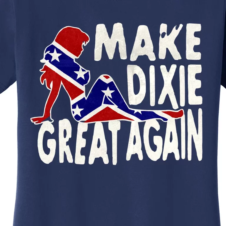 Make Dixie Great Again Civil War Flag Women's T-Shirt