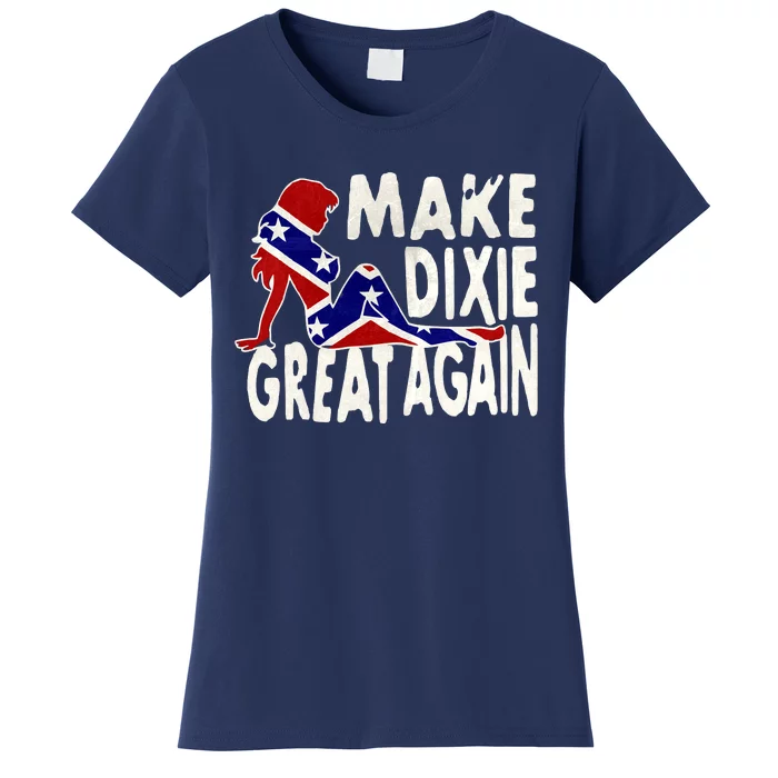 Make Dixie Great Again Civil War Flag Women's T-Shirt