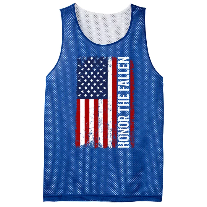 Memorial Day Great Gift Honor And Remember The Fallen Gift Mesh Reversible Basketball Jersey Tank