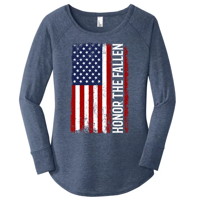 Memorial Day Great Gift Honor And Remember The Fallen Gift Women's Perfect Tri Tunic Long Sleeve Shirt