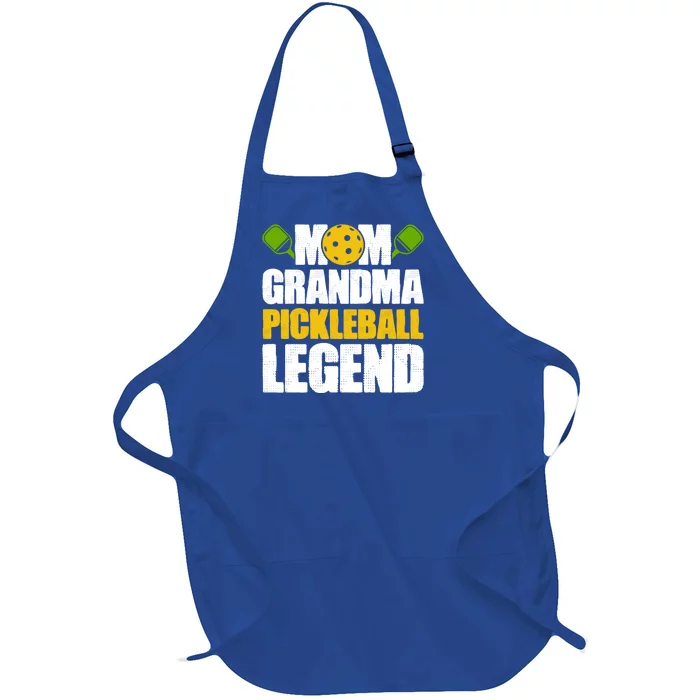 Mothers Day Grandma Pickleball Mom Grandma Pickleball Legend Cute Gift Full-Length Apron With Pocket