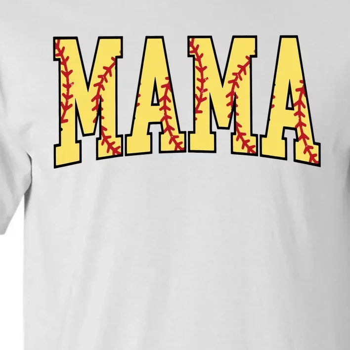 Mothers Day Gift For Softball Mama Tall T-Shirt