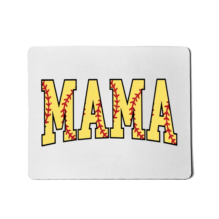 Mothers Day Gift For Softball Mama Mousepad