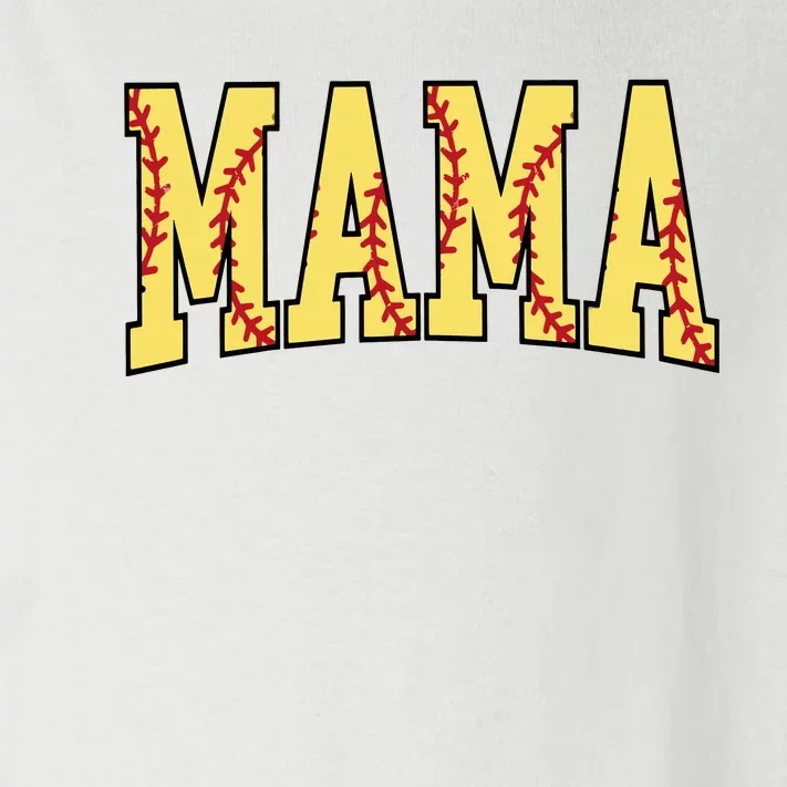 Mothers Day Gift For Softball Mama Toddler Long Sleeve Shirt