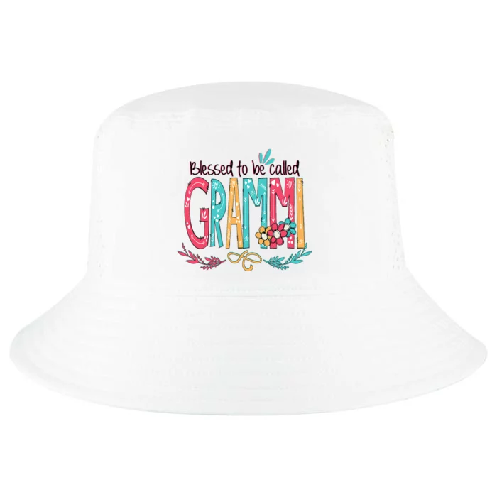 Mothers Day Gift Blessed To Be Called Grammi Cool Comfort Performance Bucket Hat