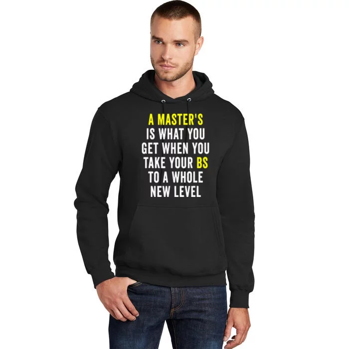 Masters Degree Graduation Tall Hoodie