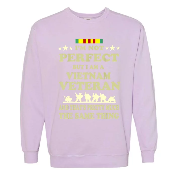 Memorial Day Gift Veteran's Day Vietnam Veteran Garment-Dyed Sweatshirt