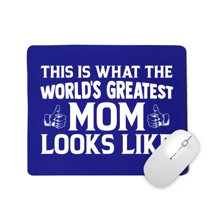 Mothers Day Graphic This Is What The World's Greatest Mom Cute Gift Mousepad