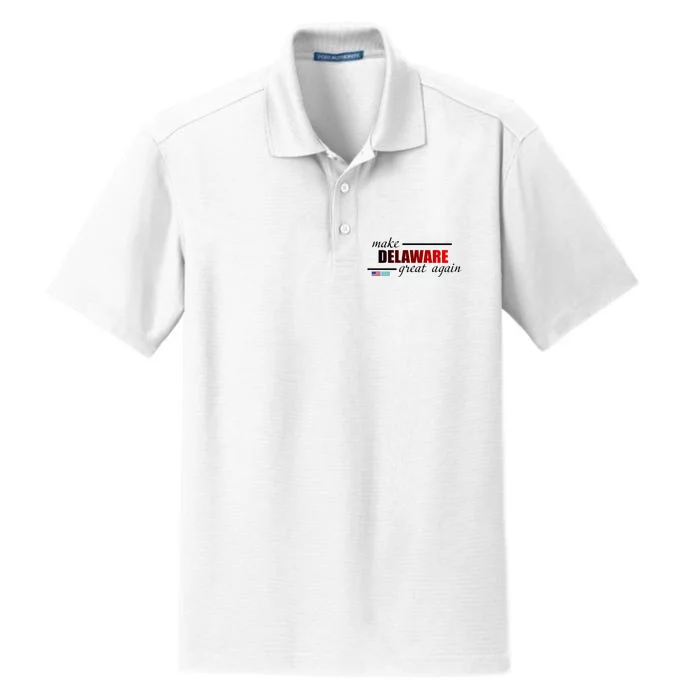 Make Delaware Great Again Dry Zone Grid Performance Polo