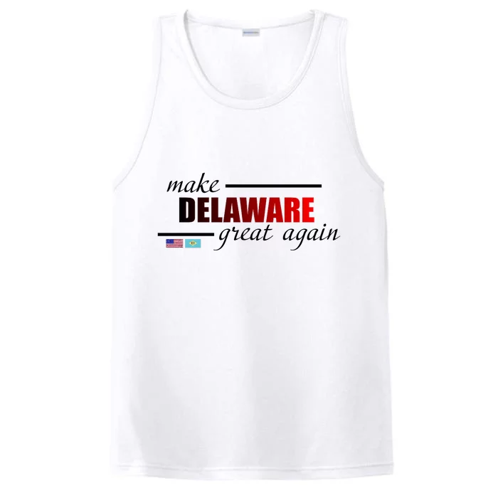 Make Delaware Great Again Performance Tank