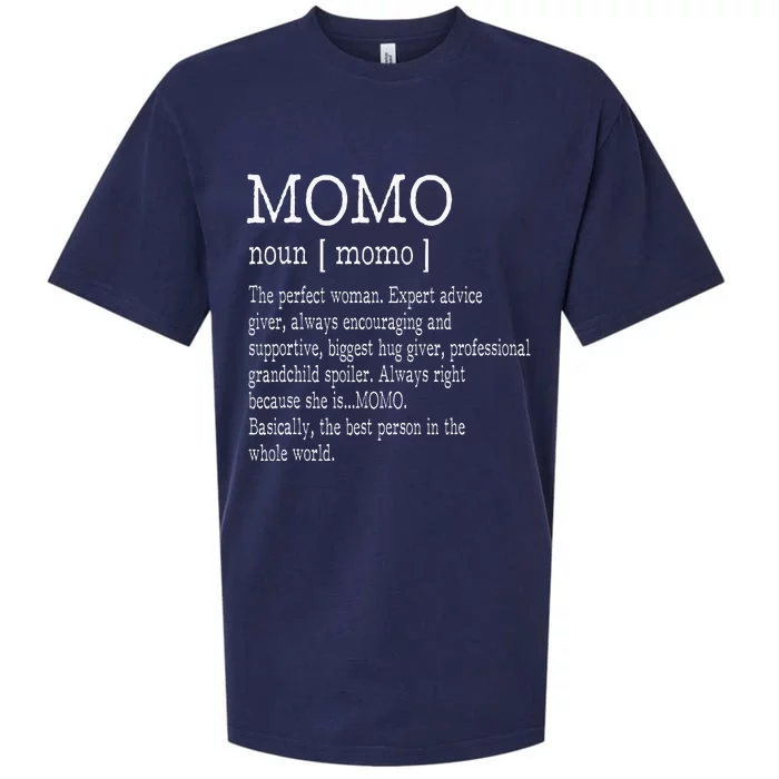 Momo Definition Grandma Mother Day Sueded Cloud Jersey T-Shirt