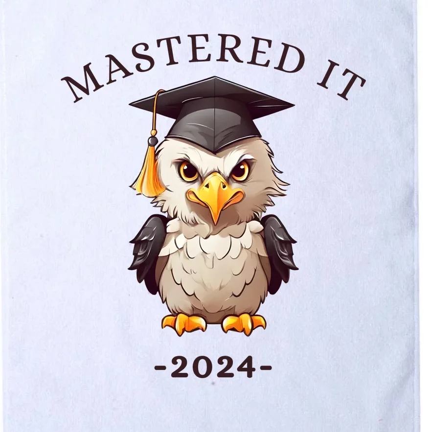 Masters Degree Graduation 2024 Mastered It Platinum Collection Golf Towel