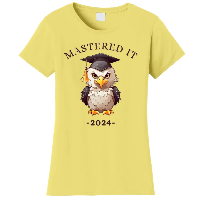 Masters Degree Graduation 2024 Mastered It Women's T-Shirt