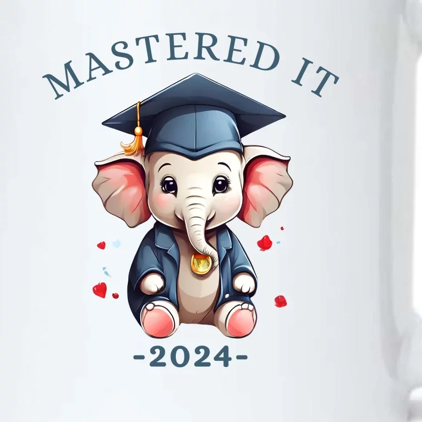 Masters Degree Graduation 2024 Mastered It Black Color Changing Mug