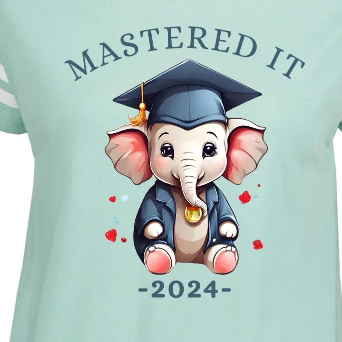 Masters Degree Graduation 2024 Mastered It Enza Ladies Jersey Football T-Shirt