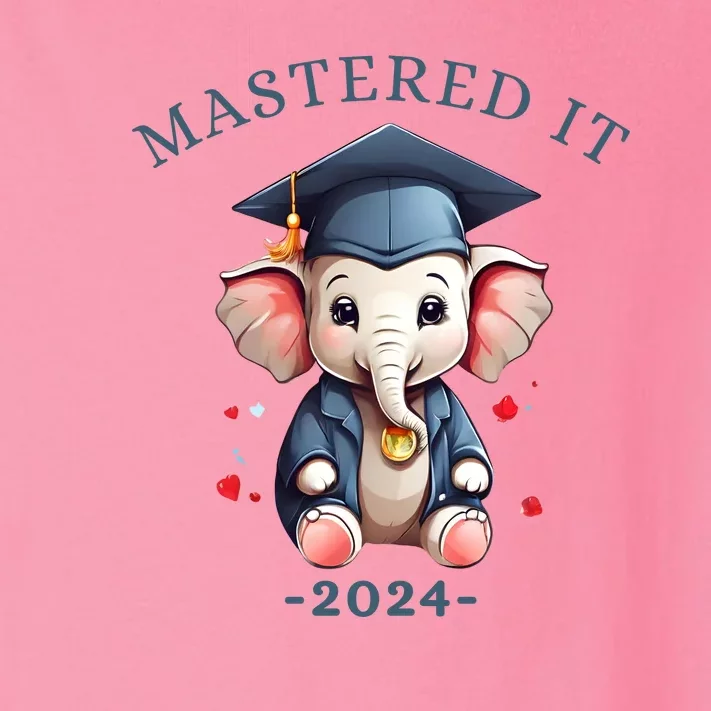 Masters Degree Graduation 2024 Mastered It Toddler Long Sleeve Shirt