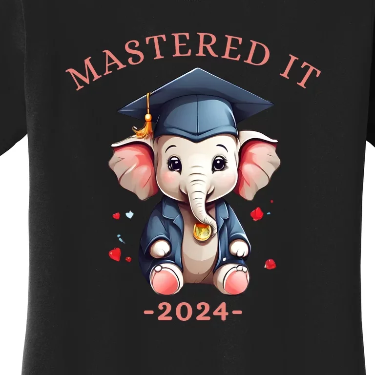 Masters Degree Graduation 2024 Mastered It Women's T-Shirt