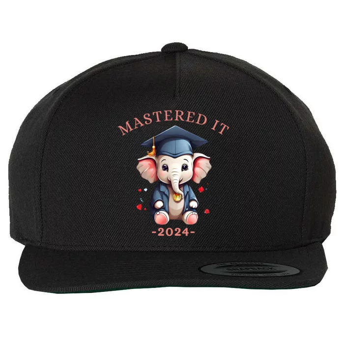 Masters Degree Graduation 2024 Mastered It Wool Snapback Cap