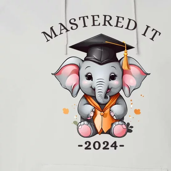 Masters Degree Graduation 2024 Mastered It Performance Fleece Hoodie