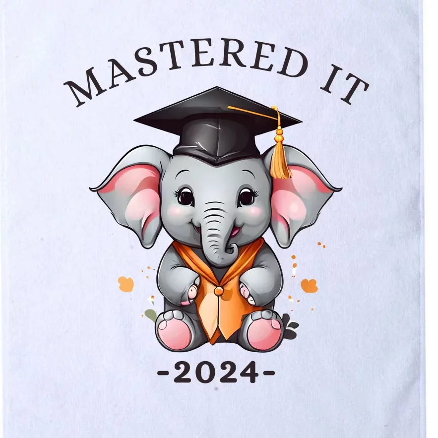 Masters Degree Graduation 2024 Mastered It Platinum Collection Golf Towel