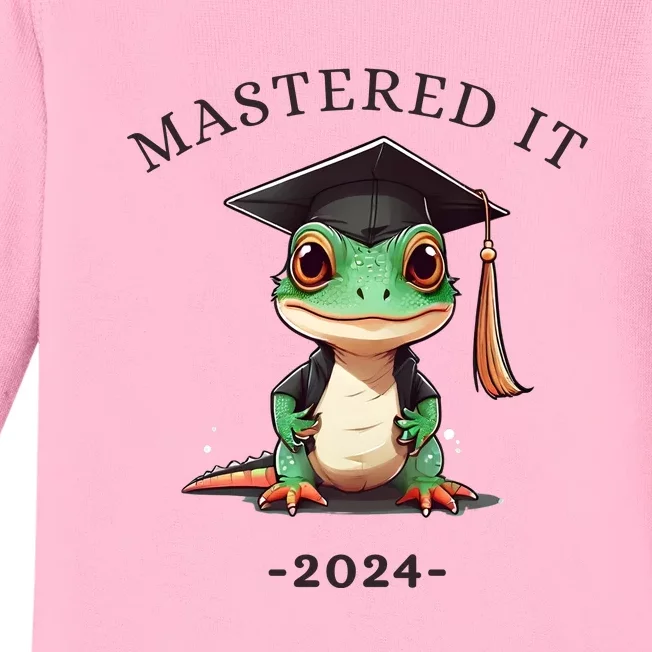 Masters Degree Graduation 2024 Mastered It Baby Long Sleeve Bodysuit